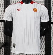 2526 Ma retro version white with red soccer jersey player version
